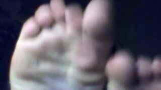 Straight guys feet on webcam #475