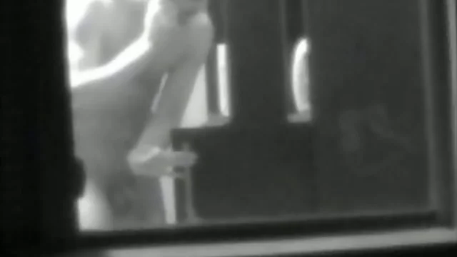 Massive pecker boy caught spycam window voyeur