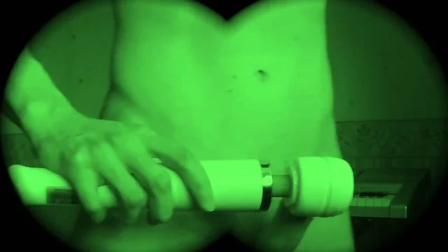 Ruined orgasm bondage handjob with massage vibrate