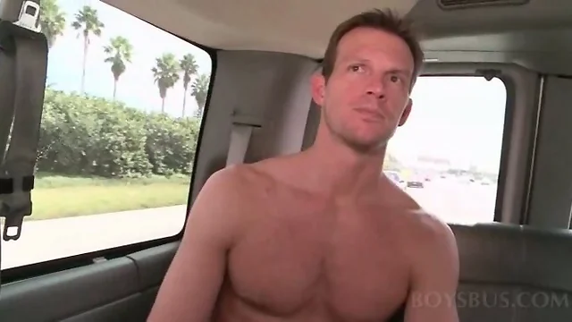 Sexy dude rides the boys bus for a good fuck