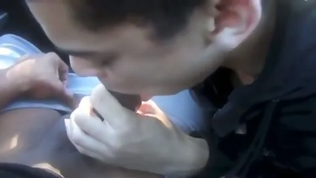 thrilled arab suck off his boyfriend in the car