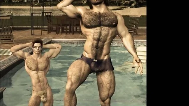 3D Gays Fuck Straight Muscle Boys!