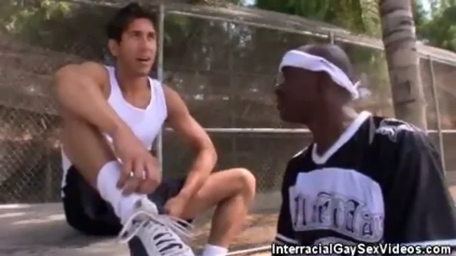Muscled Interracial Jocks Blowjobs