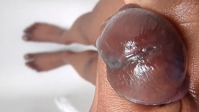 Masturbating My Oily Cock and Cumming In The Bath Tub