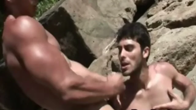Sexy Latin Gays Doing Outside Condomless Fuck