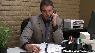 Gaysex office hunks assfucking fun