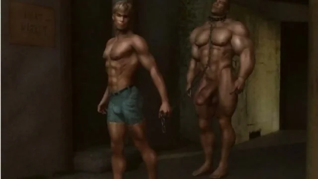 3D Straight Boys Go Gay For Muscle Men!