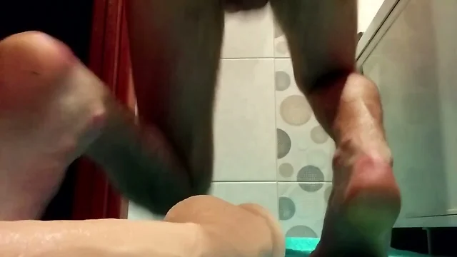 Fucking my ass with big dildos and trying to fist