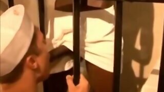 Chocolate Monster Dick IR Versatile Fuck in Jailhouse