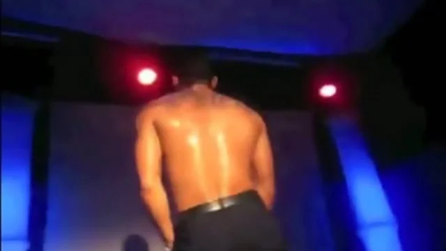 Male stripper goes all the way!