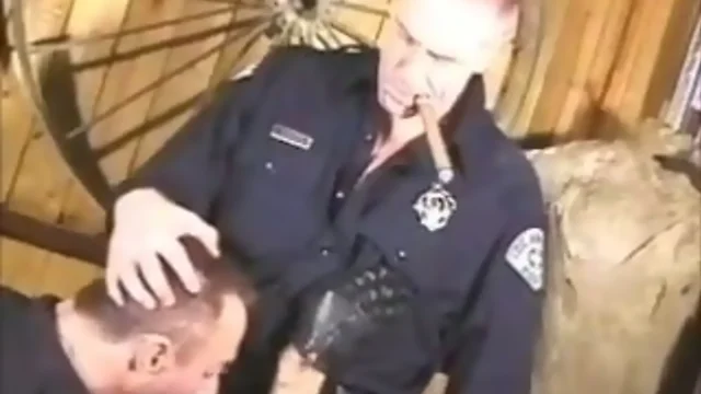 Beefy Cigar Smoking Cops and their Delivery