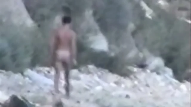 Gay guys caught on nudist beach