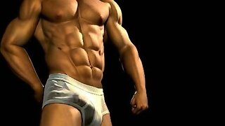 3D Straight Boys Ravaged by Muscle Men!