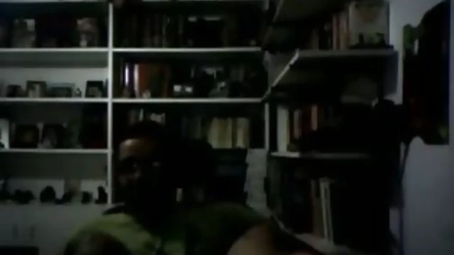 Straight guys feet on webcam