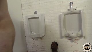 Aiden Parker Fucks A Black Guy In A Restroom