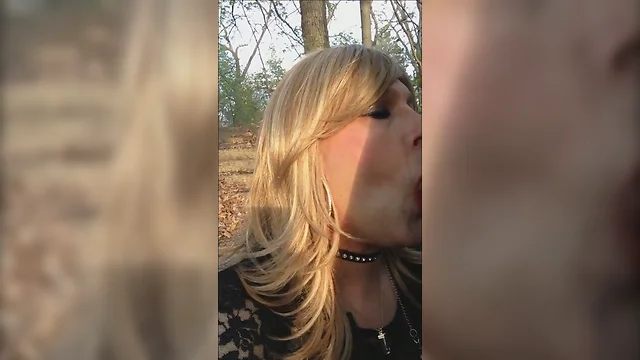 Sunny Day Outdoor BJ in the Park - Facial Finale!