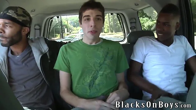 Chris Kingston Gets Fucked By Two Black Guys