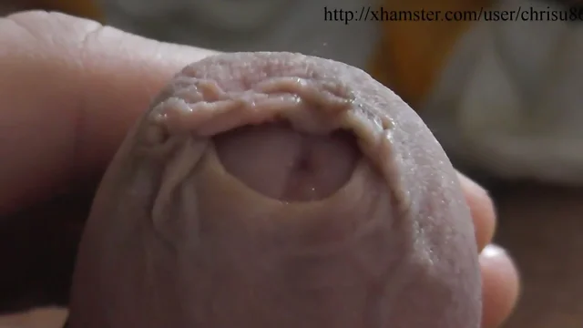 Mein Penis - Vorhaut, Foreskin, Cum, Closeup