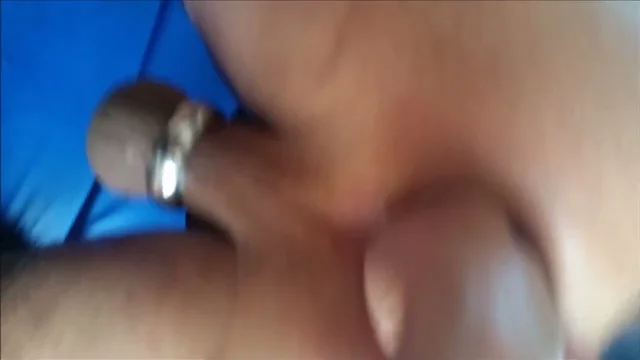 WIFEY POUNDS MY ASS WITH BIG BLACK DILDO THEN FISTS ME