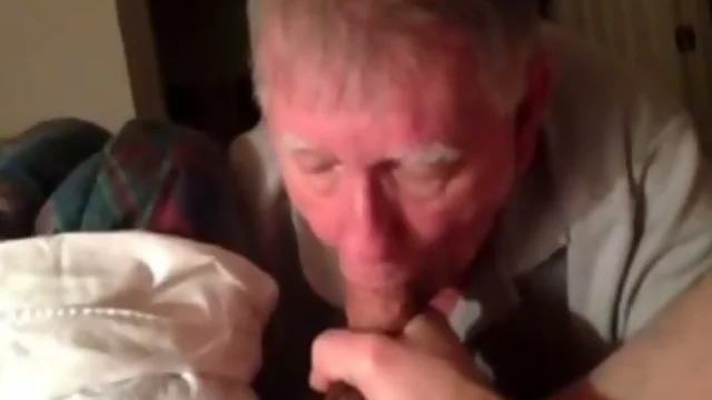 Old Man blowing penis good