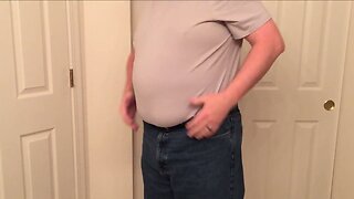 Chubby Guy Strips Down