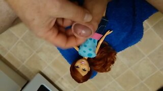 Redhead Doll loves cock and cum.