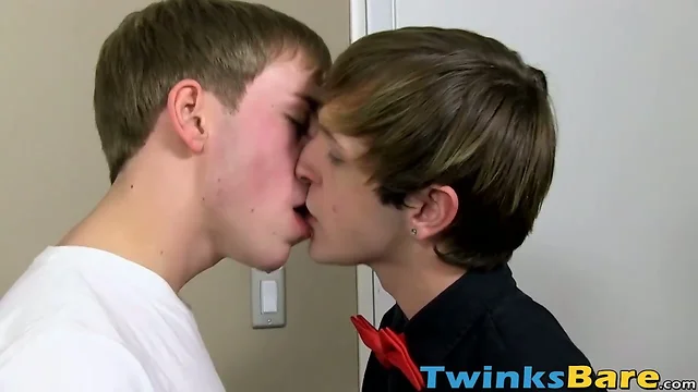 Cute twink JR loves it raw and deep down in his tight ass