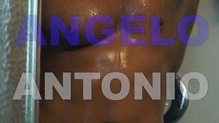 Muscle-Bound Angel Antonio: Shower, Shave, Flex & Jerk!