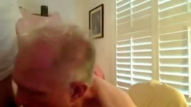 senior pappy cocksuker exposed and sipping cocks