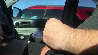 Car Cock Flash - Milf - Cum
