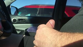 Car Cock Flash - Milf - Cum
