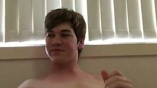 Teen Boy Eats his Cum