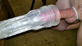 Fleshlight spinning - Hard Stiff Cock Milking