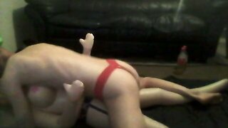 Fucking Another Doll Wearing Members Dirty Thong