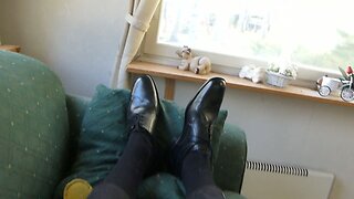 Cum in men's dress shoe