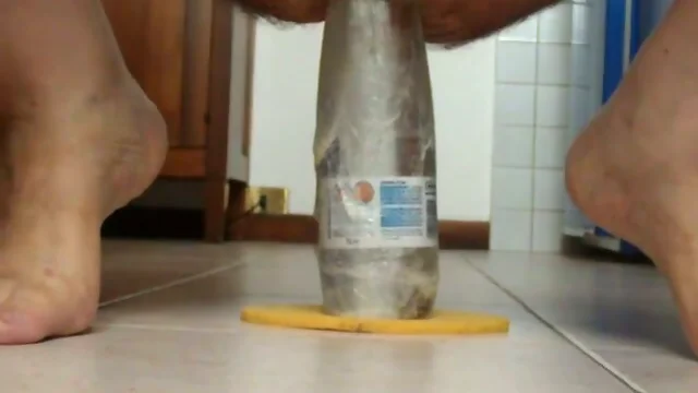 extreme insertion bottle inside my ass
