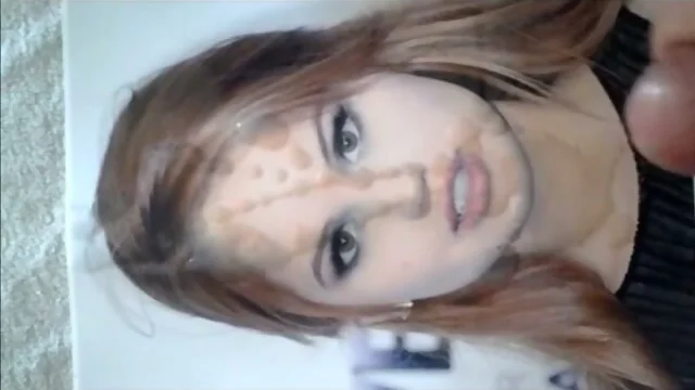 Debby Ryan Cumshot tribute (normal speed and slow motion)
