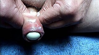 Cock with ping pong ball - four videos