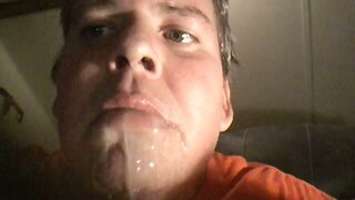 A Dating Adventure with Filled Loads: Facial, Faggot, and a Mouthful of Cum