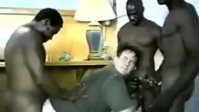 Three Blacks Fuck a Phat