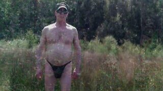 A Summer Walk & Strip Through the Woods: Naked & Masturbating in a Field