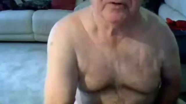 grandpa stroke and show on cam