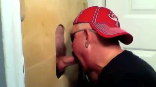 Double the Fun: Two Buddies Get Serviced at Jim`s Gloryhole