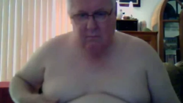 Ready for Action: Sexy Grandpa Cums On Cam!