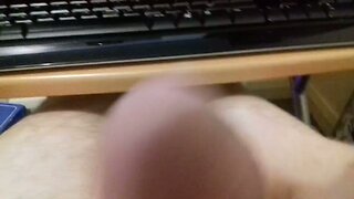 Sitting, Watching, and Wanking My Cock: Feel the Pleasure of Every Part!