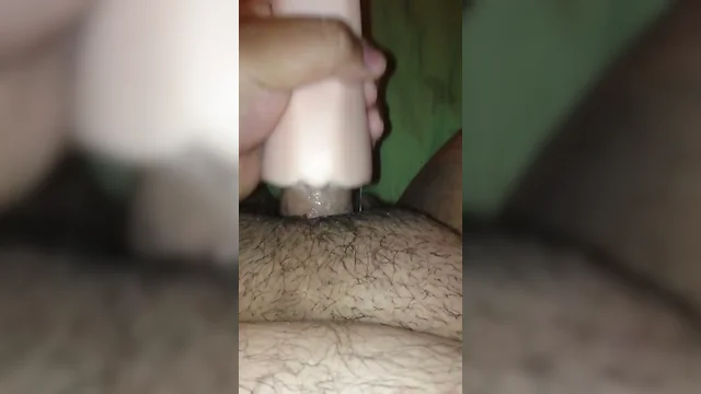Tiny dick fuck fake pussy