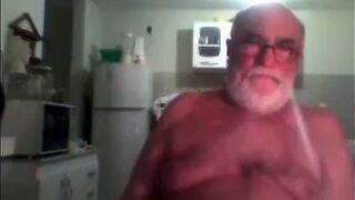 Hot Grandpa Cums All Over Cam - His Experience & Wit On Show!