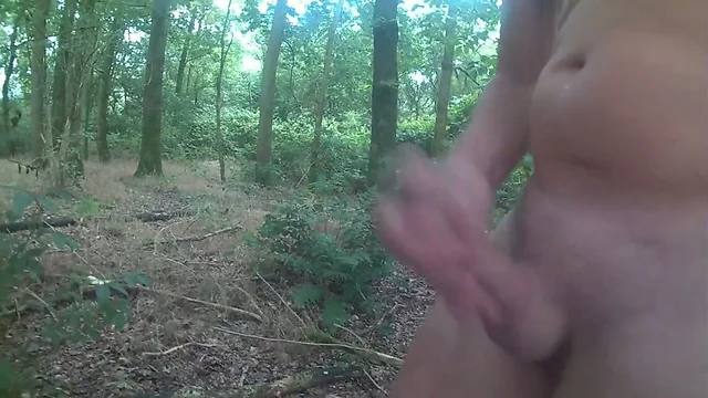 wanking in the cornfield and cumming in the woods