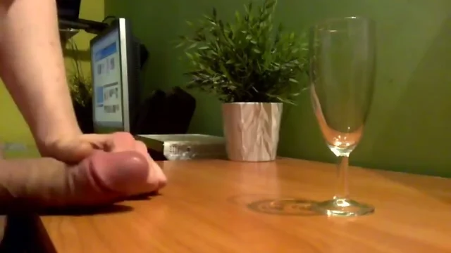 Cumming in a glass