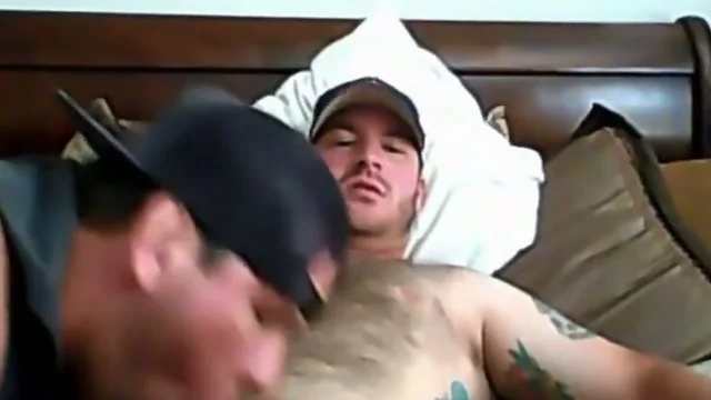 Two sexy rednecks getting serviced by each other